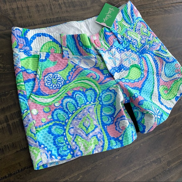 New Lilly Pulitzer Conch Republic 5” Callahan Shorts Size 00 - Picture 2 of 16